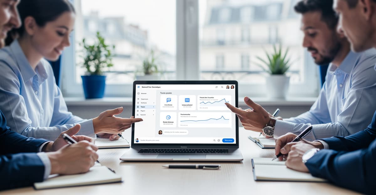 Chatbot gratuit pour site web en entreprise, avec tableau de bord et analyse de performance